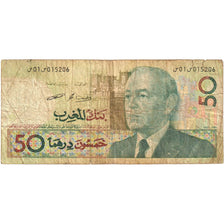 Morocco, 50 Dirhams, Undated (1987), KM:64c, VG(8-10)