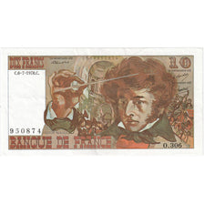 France, 10 Francs, Berlioz, 1978-07-06, O.306, AU(50-53)