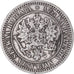 Moneda, Finlandia, Alexander II, 2 Markkaa, 1870, Helsinki, MBC, Plata, KM:7.1