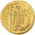 Phocas, Solidus, 606-607, Constantinople, Or, TTB+, Sear:620