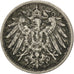 Moneda, ALEMANIA - IMPERIO, Wilhelm II, 10 Pfennig, 1907, Karlsruhe, MBC, Cobre