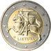 Litwa, 2 Euro, 2015, MS(63), Bimetaliczny