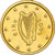 Ireland, 1 Centime, Celtic harp, 2009, golden, SPL, Copper Plated Steel