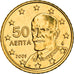 Grécia, 50 Euro Cent, Eleftherios Venizelos, 2005, golden, MS(63), Nordic gold