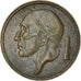 Coin, Belgium, 20 Centimes, 1957, EF(40-45), Bronze, KM:146