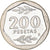 Coin, Spain, Juan Carlos I, 200 Pesetas, 1988, AU(55-58), Copper-nickel, KM:829