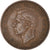 Moneta, Gran Bretagna, George VI, 1/2 Penny, 1943, BB, Bronzo, KM:844