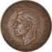 Coin, Great Britain, George VI, 1/2 Penny, 1943, EF(40-45), Bronze, KM:844