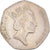 Moneda, Gran Bretaña, Elizabeth II, 50 Pence, 1997, BC+, Cobre - níquel