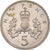 Münze, Großbritannien, Elizabeth II, 5 New Pence, 1980, VZ, Kupfer-Nickel