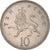 Moneta, Wielka Brytania, Elizabeth II, 10 Pence, 1992, AU(50-53), Miedź-Nikiel