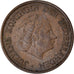 Coin, Netherlands, Juliana, 5 Cents, 1963, AU(50-53), Bronze, KM:181