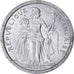 Moeda, Polinésia Francesa, Franc, 1965, EF(40-45), Alumínio, KM:2