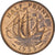 Moneta, Gran Bretagna, Elizabeth II, 1/2 Penny, 1955, BB+, Bronzo, KM:896