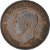 Coin, Great Britain, George VI, 1/2 Penny, 1950, EF(40-45), Bronze, KM:868