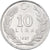 Moneta, Turchia, 10 Lira, 1987, BB+, Alluminio, KM:964