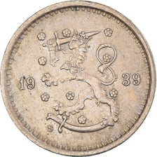 Moneda, Finlandia, 50 Penniä, 1939, MBC+, Cobre - níquel, KM:26