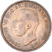 Moeda, Grã-Bretanha, George VI, Penny, 1939, EF(40-45), Bronze, KM:845