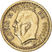 Moneda, Mónaco, Louis II, Franc, 1943, MBC+, Aluminio - bronce, KM:120A