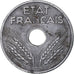 Moneda, Francia, État français, 10 Centimes, 1943, Paris, BC+, Cinc, KM:903