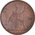 Moeda, Grã-Bretanha, Elizabeth II, Penny, 1962, AU(55-58), Bronze, KM:897