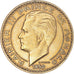 Moneda, Mónaco, Rainier III, 20 Francs, Vingt, 1950, MBC, Aluminio - bronce