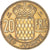 Coin, Monaco, Rainier III, 20 Francs, Vingt, 1950, EF(40-45), Aluminum-Bronze