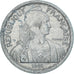 Coin, FRENCH INDO-CHINA, 20 Cents, 1945, Paris, AU(50-53), Aluminum, KM:29.1