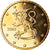 Finlande, 50 Euro Cent, 2005, Vantaa, gold-plated coin, SPL, Laiton, KM:103