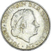 Coin, Netherlands, Juliana, Gulden, 1955, AU(55-58), Silver, KM:184