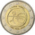 Cypr, 2 Euro, Union économique et monétaire, European Monetary Union, 10th