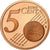 Francia, 5 Euro Cent, 2010, Paris, Acciaio placcato rame, UNC, Gadoury:3.