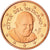 CIDADE DO VATICANO, Benedict XVI, Euro Cent, 2011, Rome, Aço Cromado a Cobre