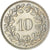Munten, Zwitserland, 10 Rappen, 1958, Bern, PR, Copper-nickel, KM:27