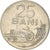 Moeda, Roménia, 25 Bani, 1966, AU(50-53), Aço Revestido a Níquel, KM:94