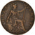 Moneta, Gran Bretagna, George V, 1/2 Penny, 1917, MB+, Bronzo, KM:809