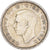 Coin, Great Britain, George VI, 6 Pence, 1945, EF(40-45), Silver, KM:852