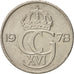 Moneta, Szwecja, Carl XVI Gustaf, 50 Öre, 1978, AU(55-58), Miedź-Nikiel
