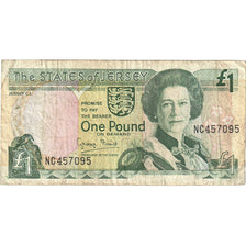 Geldschein, Jersey, 1 Pound, Undated (2000), KM:26a, S+