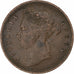 Singapur, Victoria, Cent, 1889, Bronzen, FR+