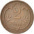 Moneda, Austria, Franz Joseph I, 2 Heller, 1915, MBC+, Bronce, KM:2801