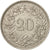 Monnaie, Suisse, 20 Rappen, 1944, Bern, SUP, Copper-nickel, KM:29a