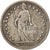 Moneda, Suiza, Franc, 1921, Bern, BC+, Plata, KM:24