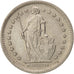 Moneta, Szwajcaria, 1/2 Franc, 1970, Bern, AU(55-58), Miedź-Nikiel, KM:23a.1