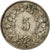 Moneta, Szwajcaria, 5 Rappen, 1921, Bern, EF(40-45), Miedź-Nikiel, KM:26