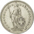 Moneda, Suiza, 2 Francs, 1944, Bern, MBC, Plata, KM:21