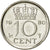 Monnaie, Pays-Bas, Juliana, 10 Cents, 1980, TTB+, Nickel, KM:182