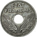 Coin, France, État français, 20 Centimes, 1942, Paris, EF(40-45), Zinc