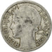 Moneda, Francia, Morlon, 2 Francs, 1945, Paris, BC+, Aluminio, KM:886a.1