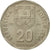 Moneta, Portugal, 20 Escudos, 1986, Lisbon, AU(55-58), Miedź-Nikiel, KM:634.1